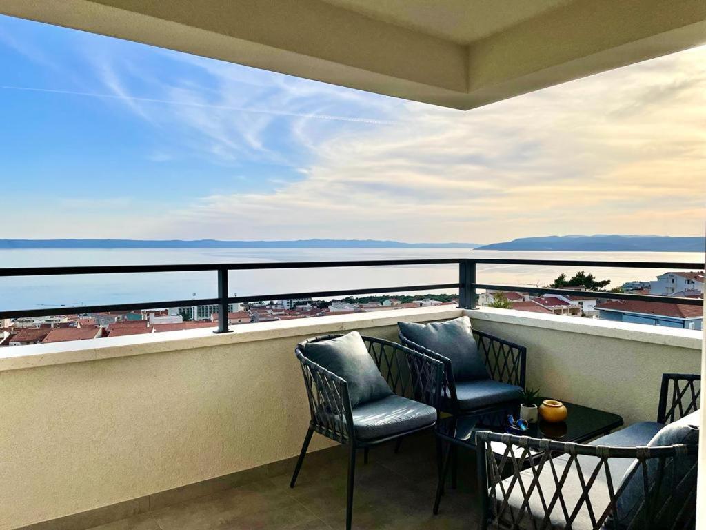 Apartment Linda With Panoramic Sea View Makarska Exteriör bild